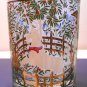 Cera Unicorn In Captivity Barware Lowball Glass Glassware Set of Four Gold Trim Rocks Old Fashioned