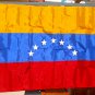 Civil Flag of Venezuela 3 x 5 Feet NYL-GLO 199303 Annin Nylon Bunting Brass Grommets Canvas Header