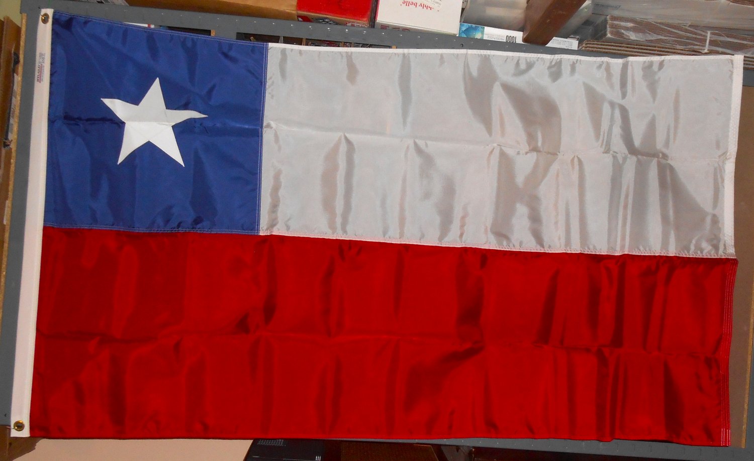 Chile Chilean National Flag 3 x 5 Feet NYL-GLO Annin Nylon Bunting Brass Grommets Canvas Header
