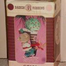 Baskin Robbins 31 Flavors Here's The Scoop Holiday Christmas Ornament Teddy Bear 1991 Enesco 583693