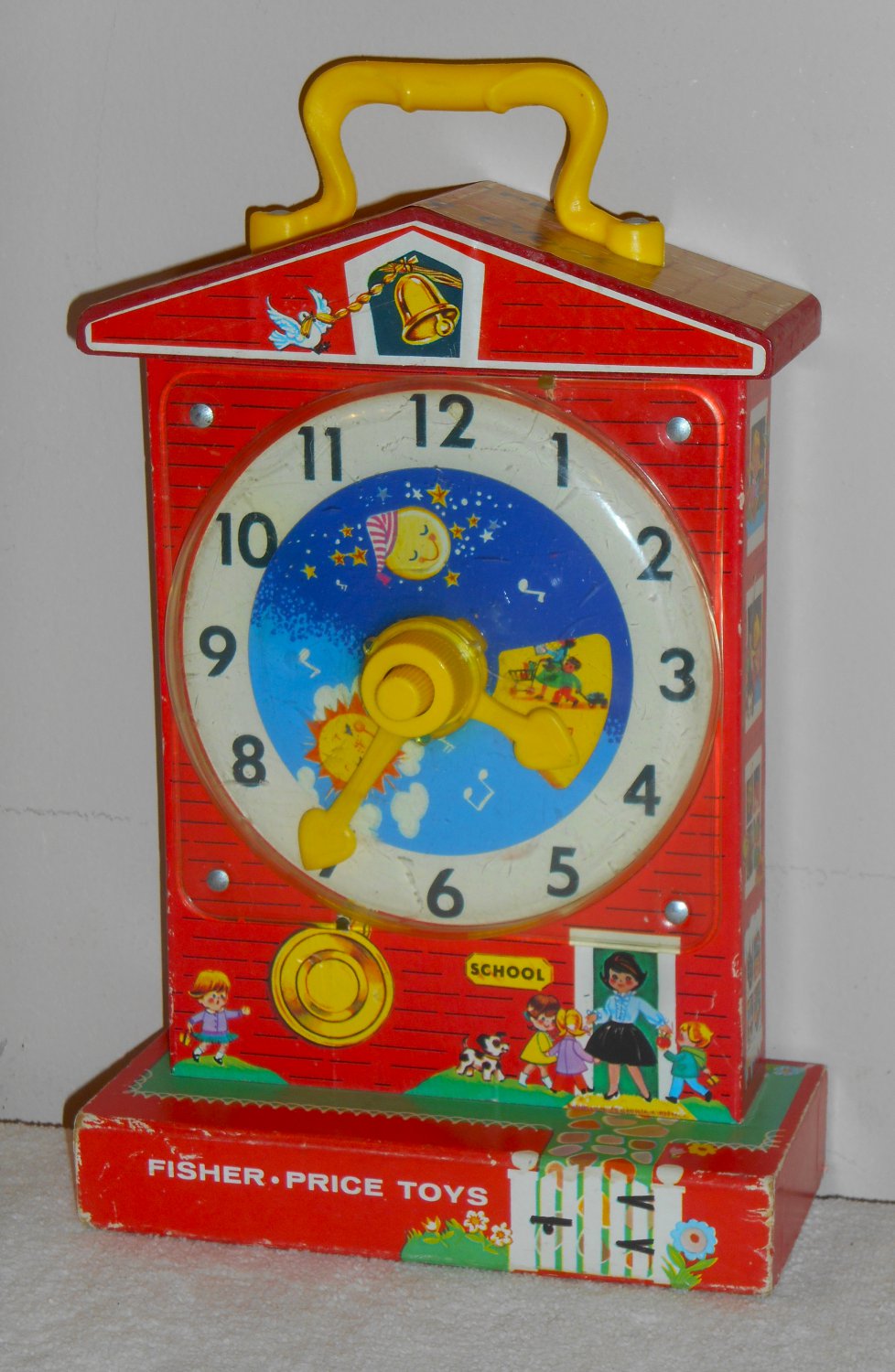 Fisher price store teaching clock vintage