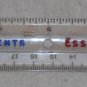 Vintage Esso Gas Clear Plastic 12 Inch / 30.5 cm Ruler Solvents Lubricants Made In USA
