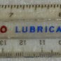 Vintage Esso Gas Clear Plastic 12 Inch / 30.5 cm Ruler Solvents Lubricants Made In USA