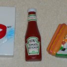 Campbell's Soup Heinz Tomato Ketchup French's Mustard Refrigerator Fridge Magnets Food Related