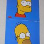 Simpsons Big Book of Posters Book 2007 + 1990 + Go Simpsonic Punch Outs Homer Bart Rhino 1999