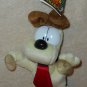 Odie the Dog 16" Plush Slinky Pets Doll + 10" Suction Cup Garfield Cat Paws Nanco 1999 Cartoon