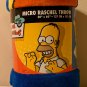 Homer Simpson Micro Raschel Throw Polyester Blanket 50 x 60 Franco NIP 2007 What You See Is You Get