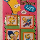 The Simpsons Plastic Sliding Puzzles Homer Marge Bart Lisa Maggie JA-RU 191 NIP 1990