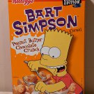 Kellogg's Cereal Bart Simpson Peanut Butter Chocolate Crunch Limited Edition Unopened 2001