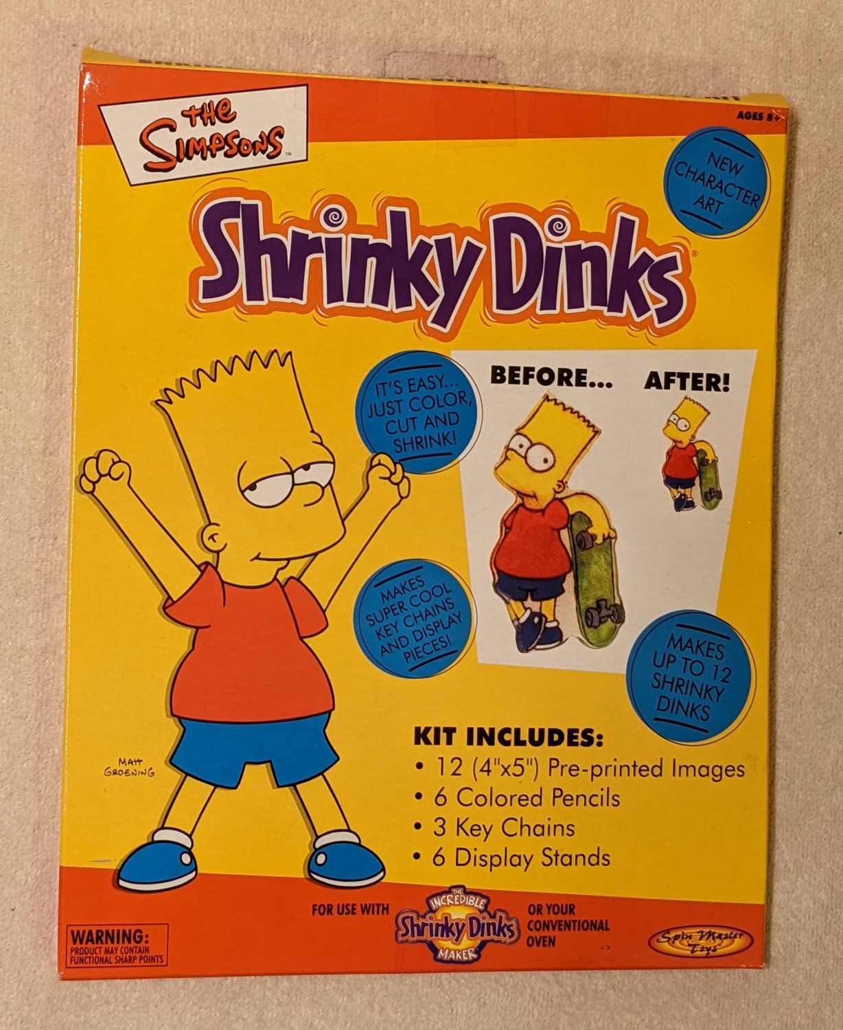 The Simpsons Shrinky Dinks Activity Kit Spin Master Toys Never Used 2001