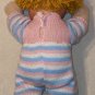 Cauliflower Babies Blonde Blond Hair Blue Eyes 18 Inch Doll With Case EFFE Made in Italy 1984