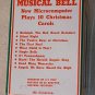 Mr Christmas 161 Musical Bell Microcomputer Plays 10 Carols Songs 1982 + Ceramic Egg Ornament 2006
