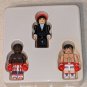 Kubrick Rocky Apollo Adrian 2Â½" 60mm Articulated Plastic Figures Set 1 Movie Get Ready Fight Time
