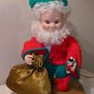 Santa's Best 16 Inch Animated Christmas Elf Figure Toy Soldier Sack Bag Excellent Working Condition