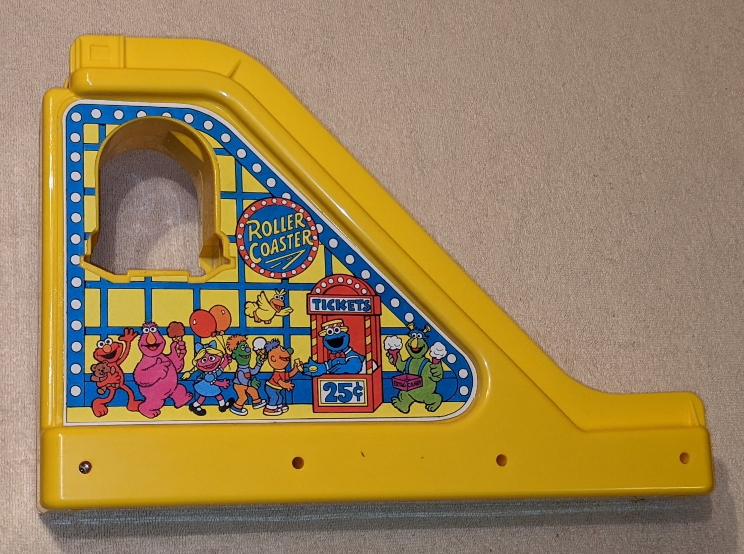 Sesame Street Continuous Action Roller Coaster Replacement Part Belt Driven Car Lift ILLCO 1991