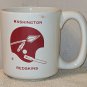 Vintage Chase & Sanborn Ceramic NFL Football Coffee Mugs Washington Team Los Angeles Rams 1960s