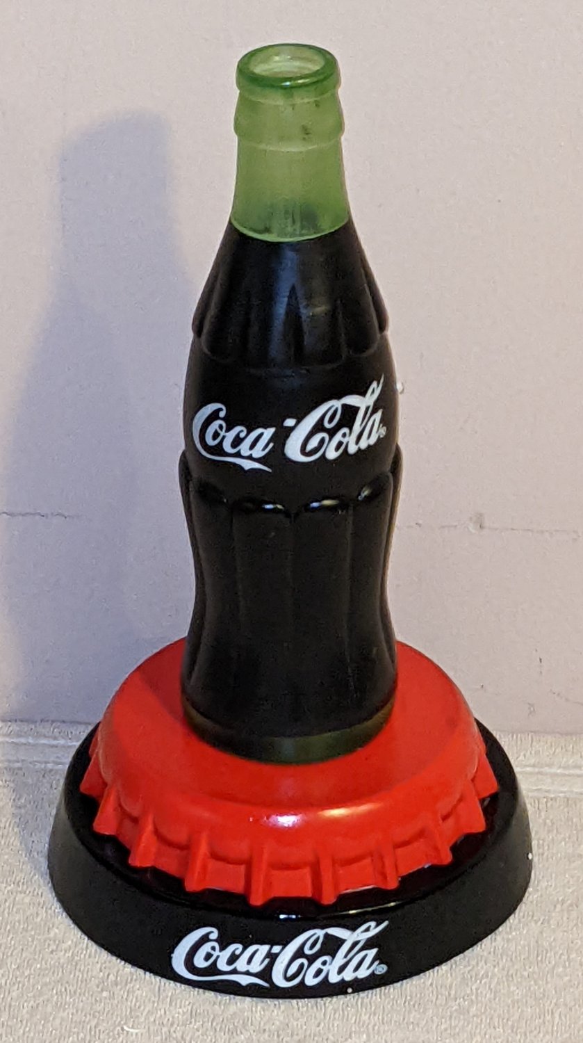 Coca Cola Fiber Optic Lamp Light Table Desk Coke Contour Bottle