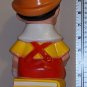 Vintage Pinocchio 11 Inch Plastic Coin Money Bank Books Play Pal Plastics Walt Disney Productions