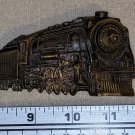 Metal Brass Belt Buckle Locomotive Steam Engine Train Coal Car V93 Indiana Metal Craft 1979