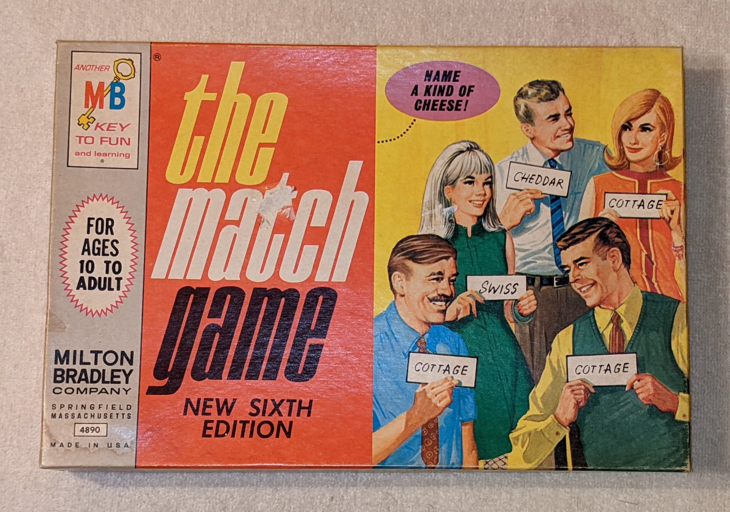 Vintage The Match Game Home Version Sixth Edition 6th 4890 Milton ...