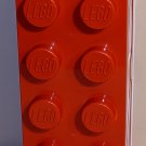 LEGO Large Red 2 x 4 x 2 Brick Block Storage Case Stackable 19.5 x 9.75 x 7 Room Copenhagen 2012
