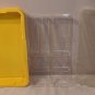 LEGO 71084 Empty Yellow Dacta Storage Case With Plastic Parts Tray Quantity Four