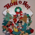 It's A Small World Holiday 1994 Disney Christmas 3D Padded Wall Decor Mickey Minnie Goofy Pluto