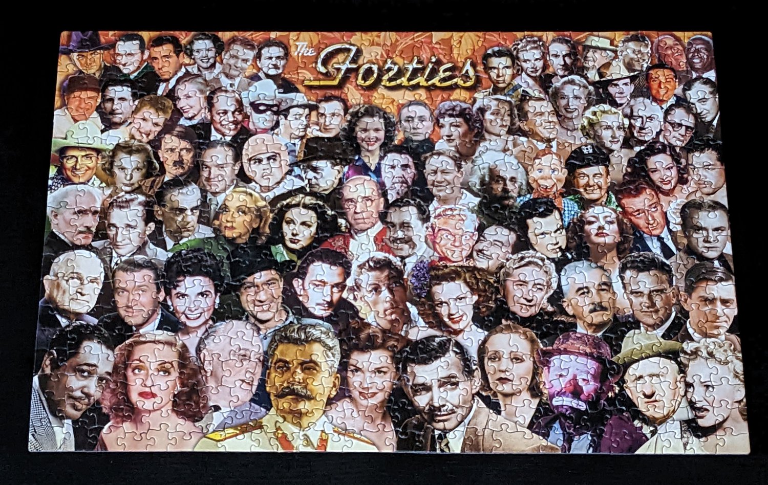 The Forties 500 Piece Jigsaw Puzzle Headline Newsmakers Challenge 1940s Decade COMPLETE