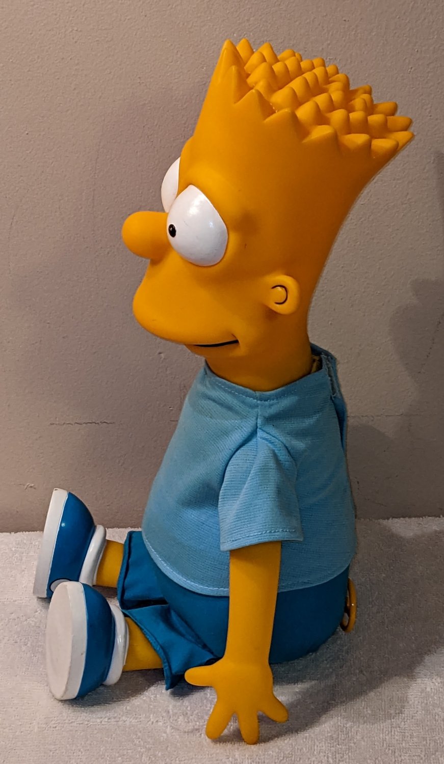 The Simpsons Dan-Dee 18 Inch Pull String Talking Bart Plush Plastic ...