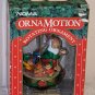 Santa's List Noma Ornamotion Rotating Ornament With Motor #2390 Santa Claus Elf Elves 1989