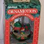 Santa's List Noma Ornamotion Rotating Ornament With Motor #2390 Santa Claus Elf Elves 1989