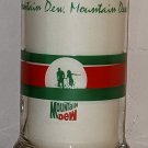 Mt Mountain Dew 5 Inch Clear Drinking Drink Glass Tumbler Green Red Couple Man Woman
