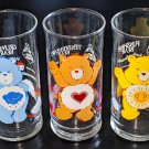 Care Bears 1983 Pizza Hut Limited Edition Drinking Glasses Tenderheart Funshine Grumpy Bear Tumbler
