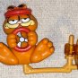 Garfield the Cat Driver Driving PVC Figure With Suction Cup For Car Window Steering Wheel
