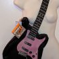 Parcel Rock'n Electric Sling Guitar Purse Crossbody Shoulder Bag Steve Madden Purple Black NWT