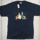 Simpsons Family Size  Medium M Short Sleeve Halloween Tee T Shirt Homer Marge Bart Lisa Maggie NWT