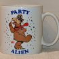 ALF Party Alien Ceramic Handled Coffee Mug Cup 8473 Russ Berrie 1987 Gordon Shumway