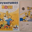 The Simpsons Movie Burger King Adventures Volume 18 Issue 7 + Kid's Meal Bag 2007