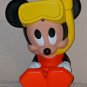 Baby Mickey Mouse Water Squirter Bathtub Toy Snorkel Goggles Mattel 1991