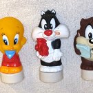 Baby Looney Tunes Tyco Train Figures Bugs Bunny Sylvester Daffy Duck Tasmanian Devil Tweety 1996