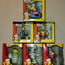 The Simpsons 11 Christmas Ornaments Homer Bart Lisa Maggie Krusty Ralph Wiggum Carlton NIB