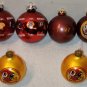 Washington Redskins Glass Ball Ornaments Mobil Gas 75th Helmet Burgundy Gold 1991 1992 1994