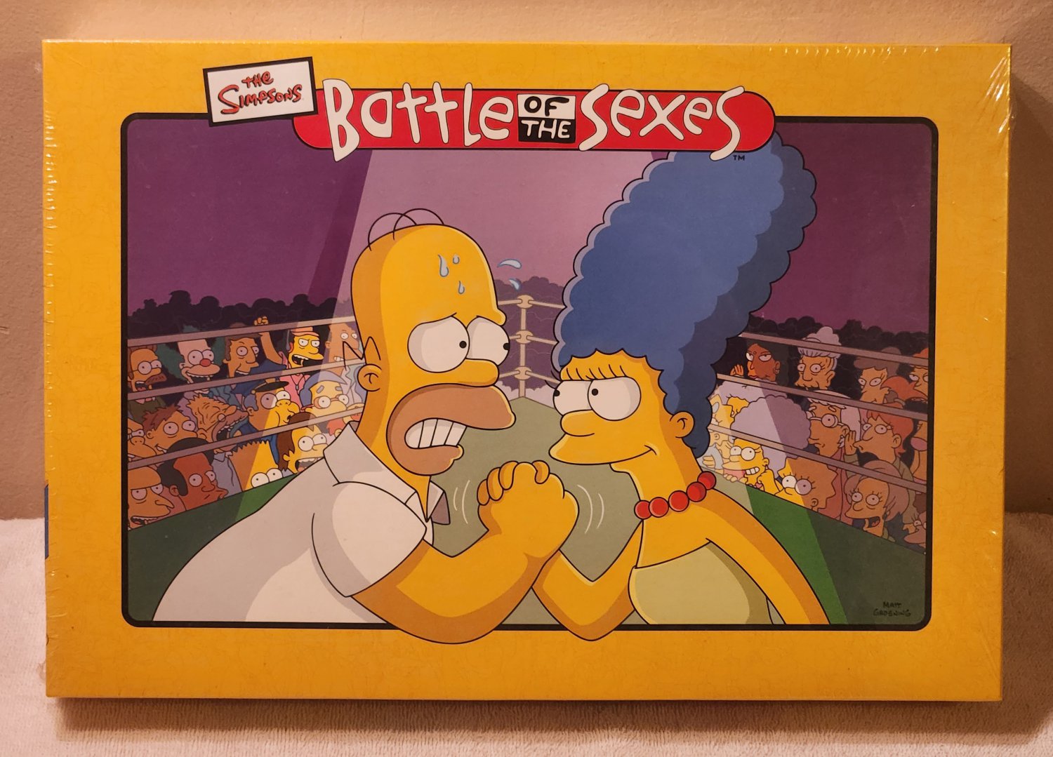 The Simpsons Battle of the Sexes Board Game NIB 01416 Homer Marge Imagination Entertainment 2003