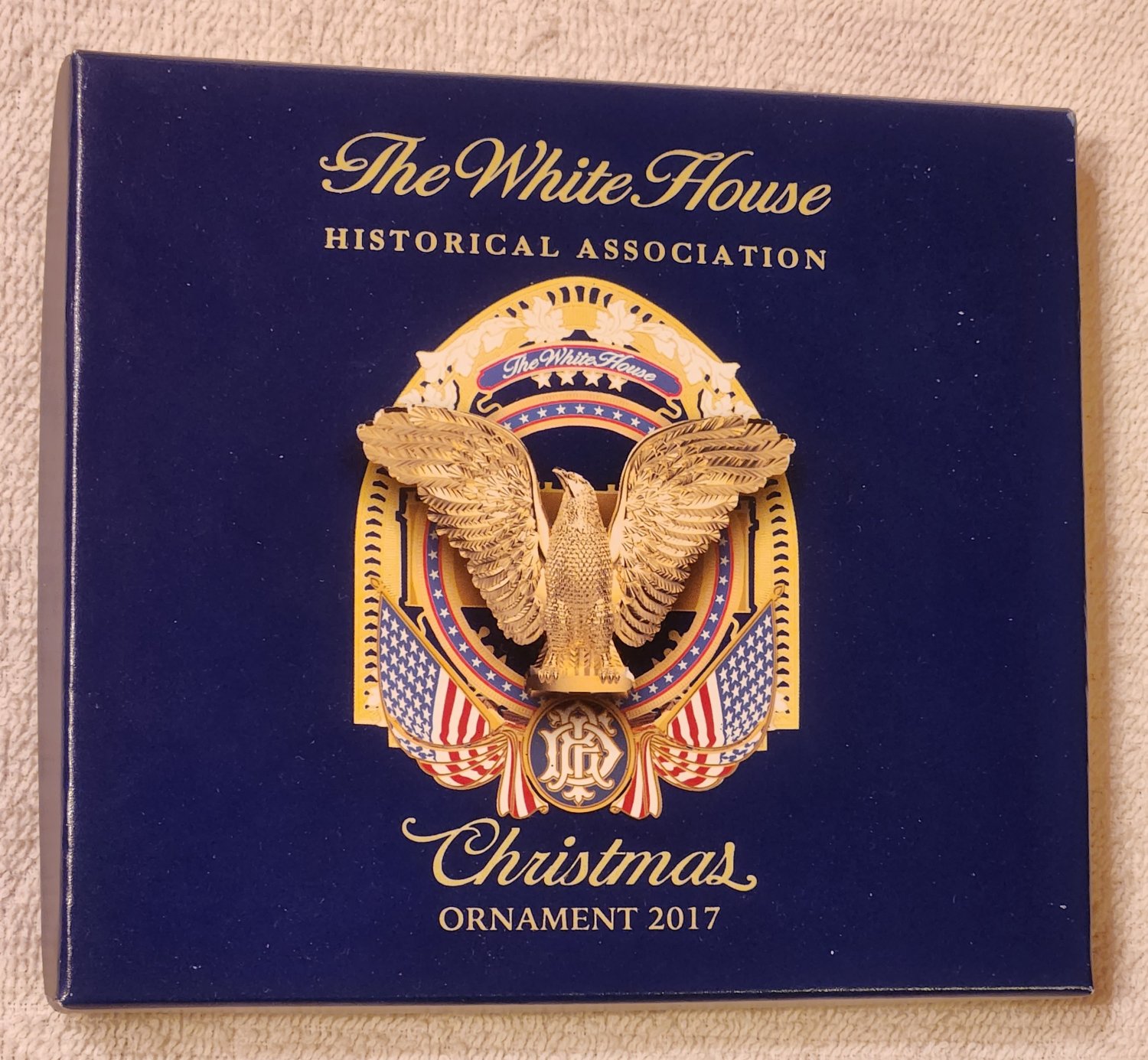 2017 White House Christmas Tree Ornament Franklin D Roosevelt 32nd President WHHA NIB with Booklet