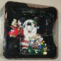 Mickey Mouse Resin Figurine Santa Claus Disney Store Minnie Pluto Goofy Donald Toy Sack Stocking