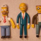 Simpsons Springfield Nuclear Power Plant Bendable Figures Set 2002 Limited Edition Series 2