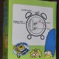 The Simpsons Alarm Clock Bart Simpson Yellow Plastic Wesco 1997 Tested Works Battery Operated