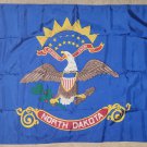 North Dakota State Flag 3 x 5 Feet NYL-GLO Annin 100% Nylon Bunting Brass Grommets Canvas Header