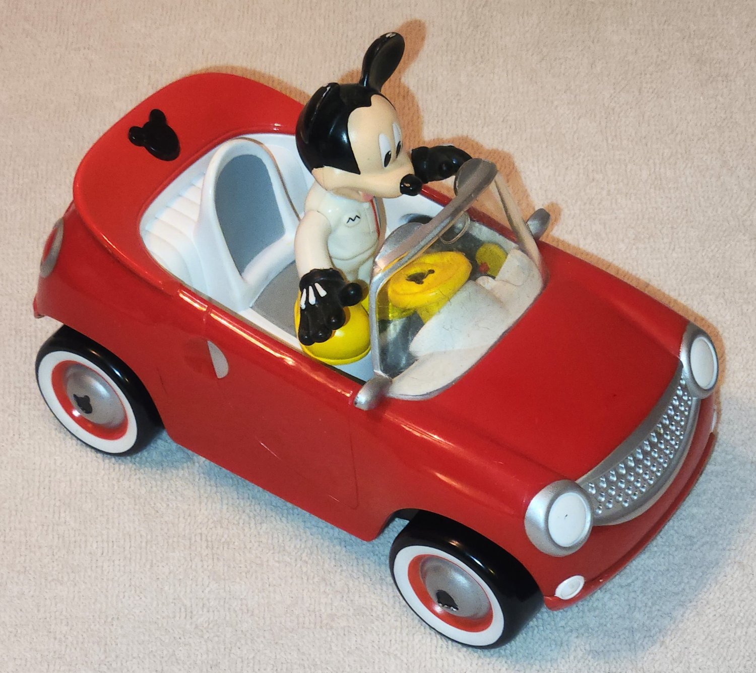 Mickey Mouse Clubhouse Mickey's Counting Car With Talkin Bobbin Mickey Race Car Driver Figure Disney