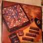 Scrabble 50th Anniversary Collector's Edition Crossword Game 4808 Rotating Turntable Blue Tiles 1998